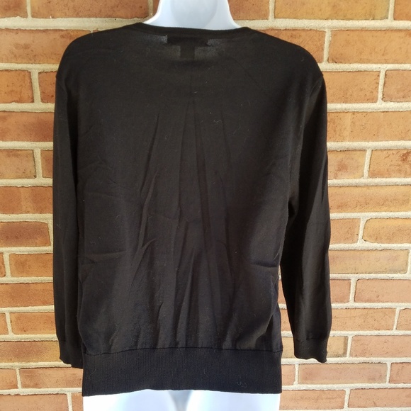 Black Diamond Button Cardigan - Picture 4 of 6